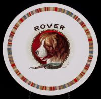Pottery Barn Fireside Club Rover Dog Collectors Plate